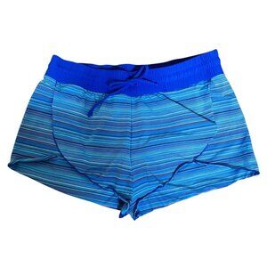 Athleta Small Striped Swim Bottom Short Beach Coastal Cover Up Hiking